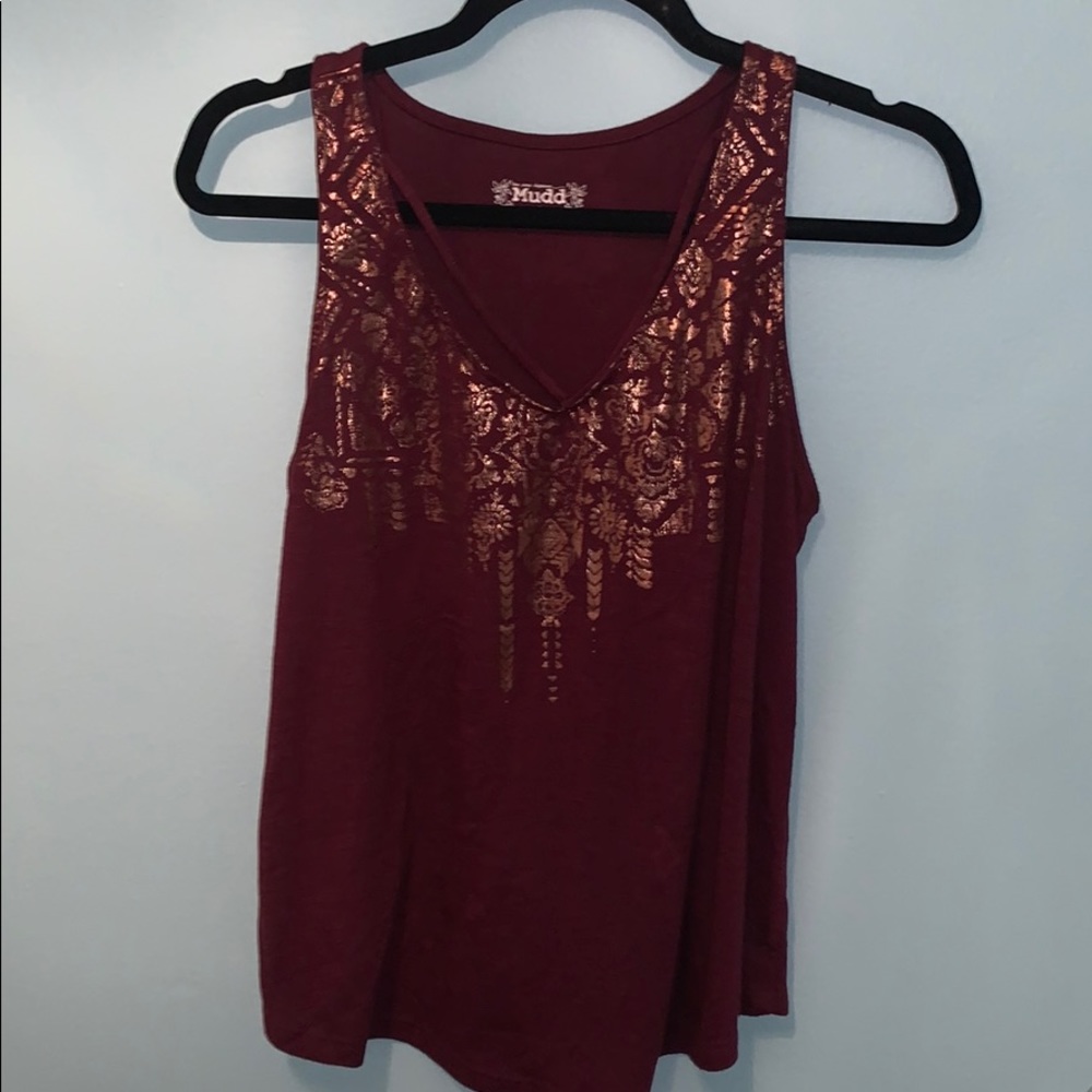 Gold/Maroon tank!